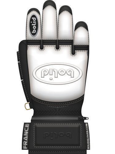 Bolid Leopard Naked Skin gants ski cuir racing course personnalisés