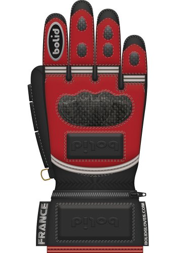 Bolid Leopard Carbon Skin guanti da moto pelle racing corsa personalizzati